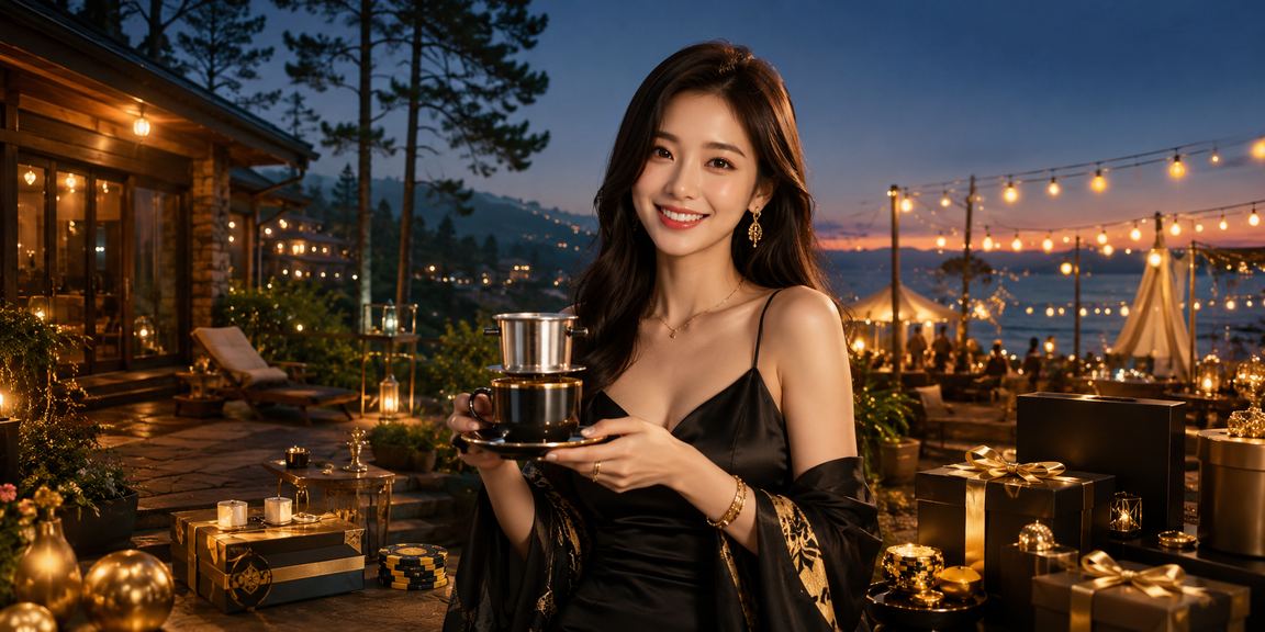Người dùng Đà Lạt thư giãn với cà phê và trải nghiệm casino trực tuyến an toàn trên điện thoại