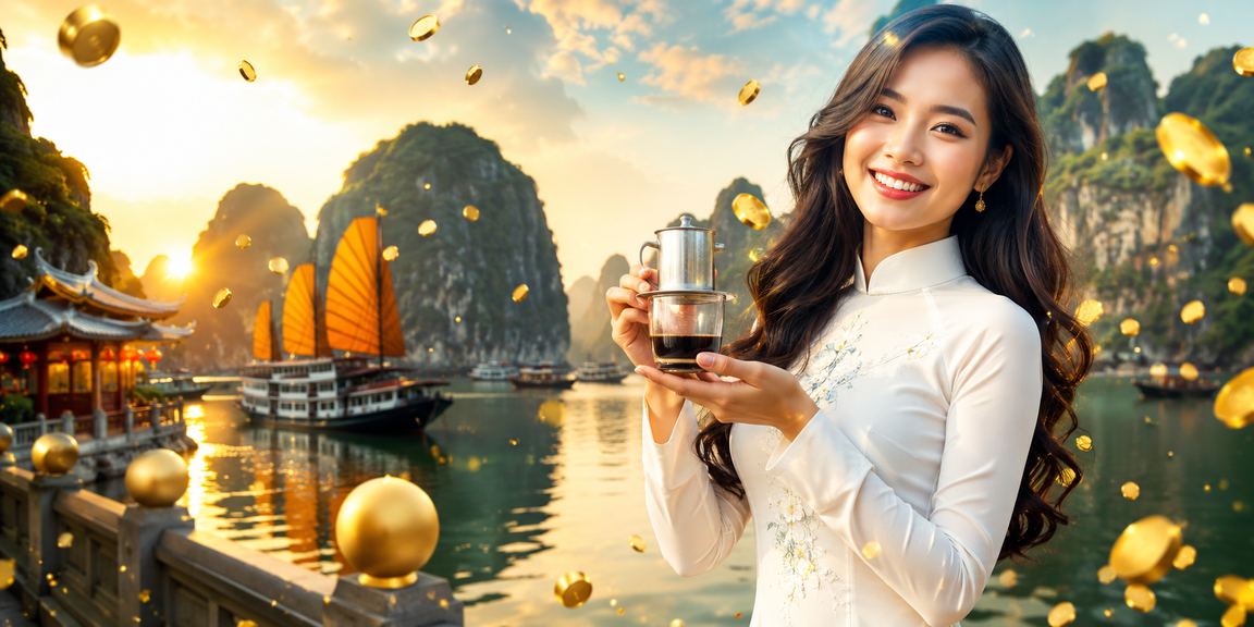 Cảnh Vịnh Hạ Long với người hâm mộ thể thao cá cược trực tuyến trên điện thoại