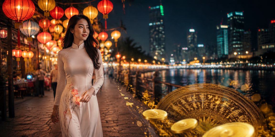 Người chơi tại TP. Hồ Chí Minh trải nghiệm game trực tuyến trong không khí chợ đêm sôi động